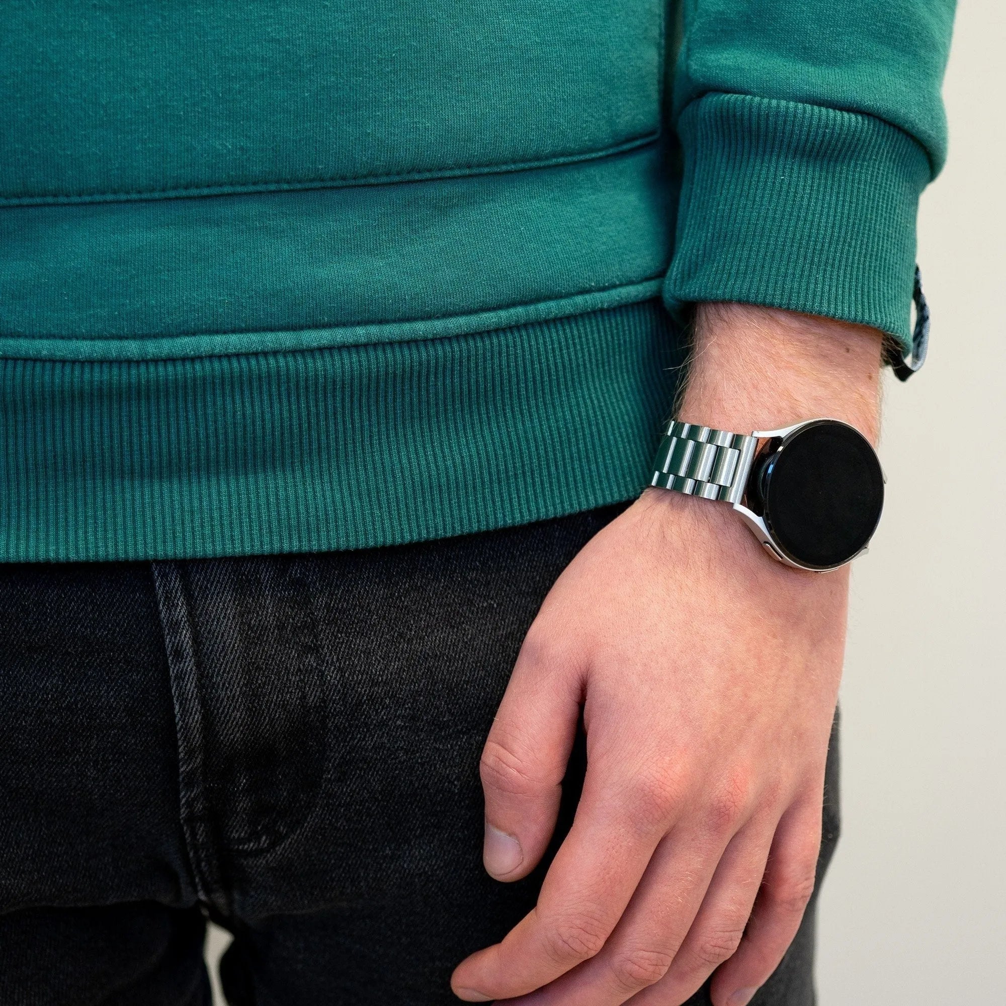 Bandz Bracelet acier 'Classic' Oppo Watch X2 (argenté)