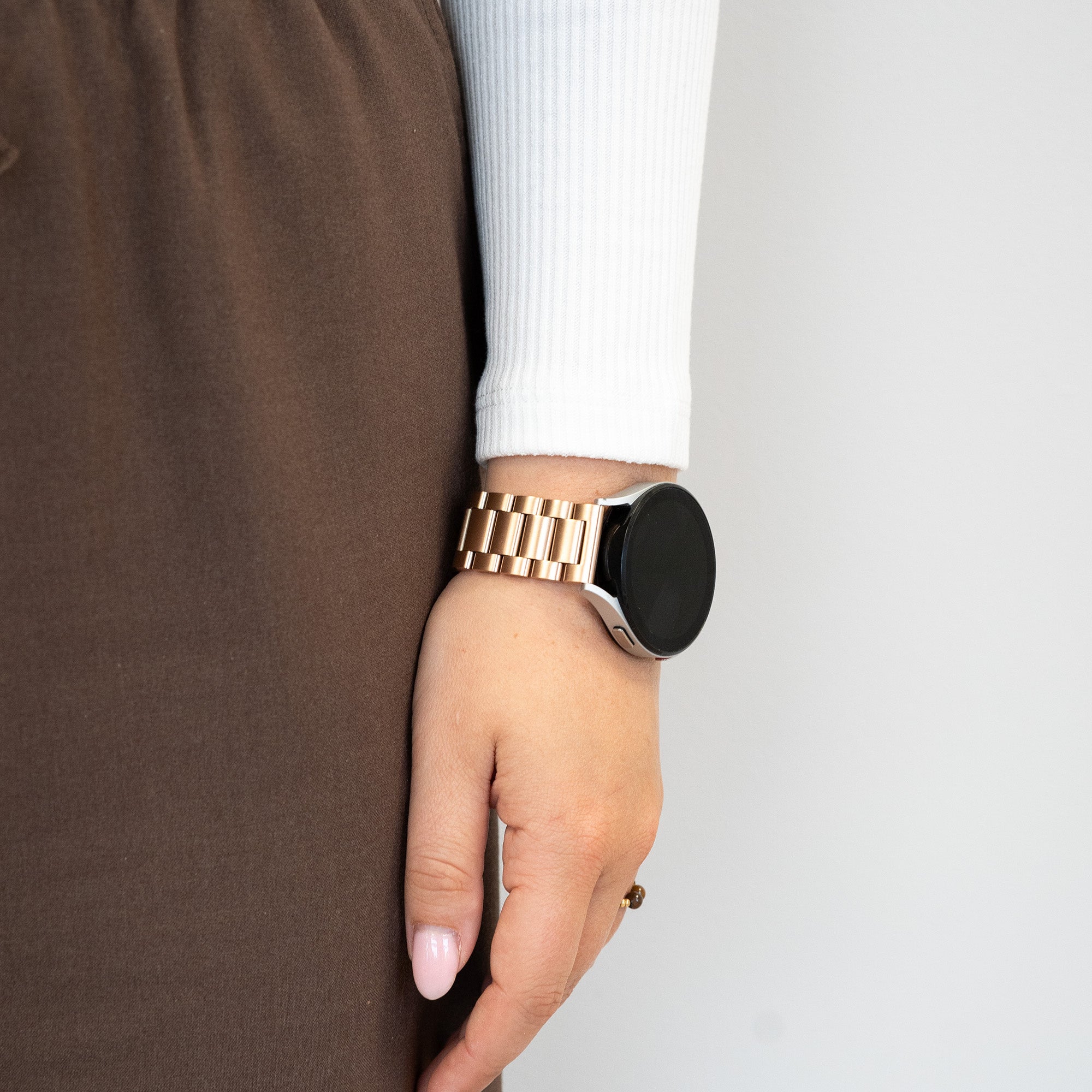 Bandz Bracelet acier "Classic" Samsung Galaxy Watch 3 - 41mm (or rose)