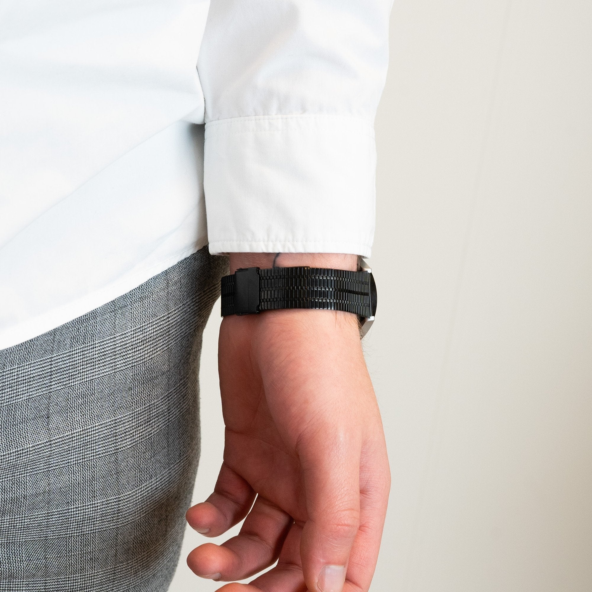 Bandz Bracelet acier ajustable Suunto Race (S) (noir)