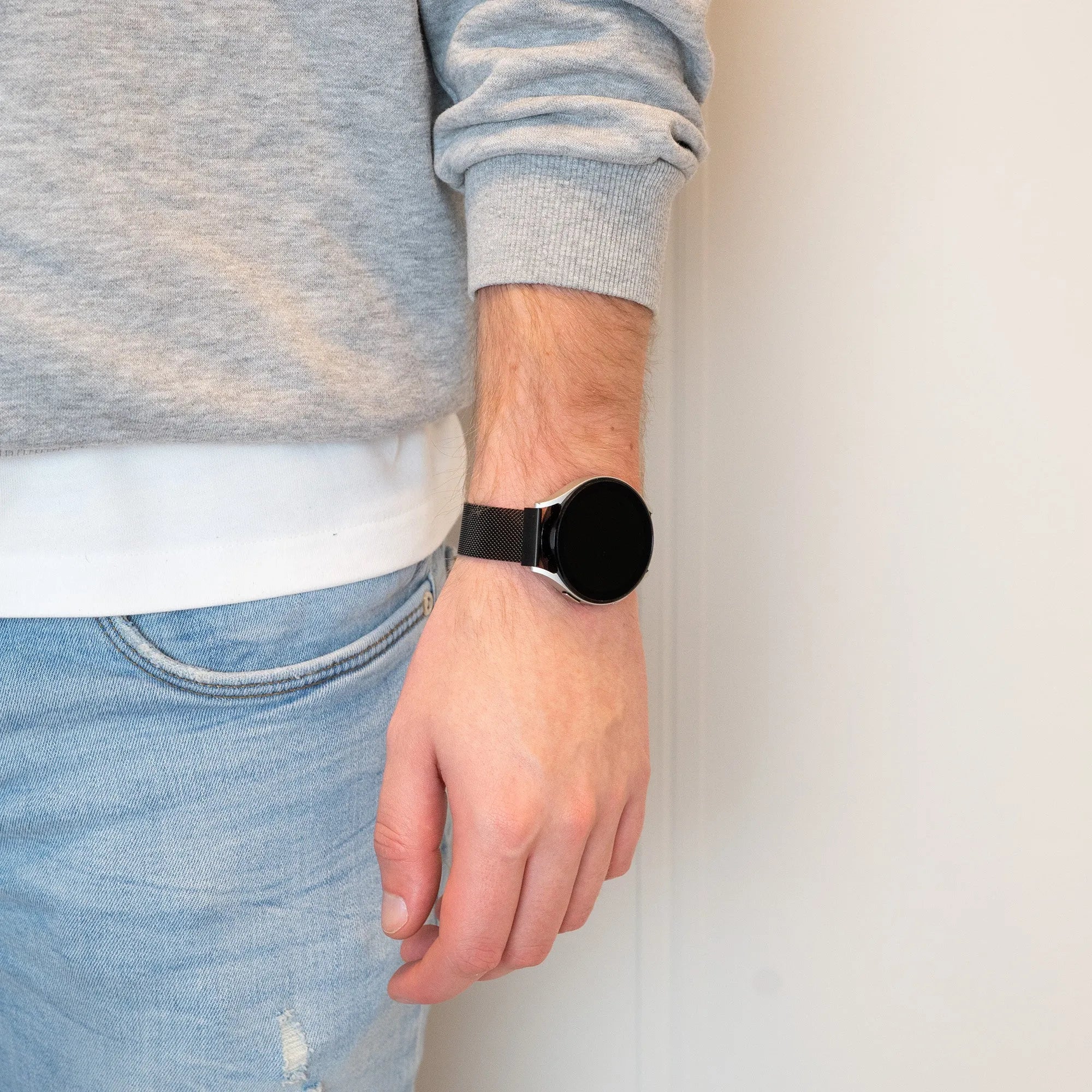 Bandz Bracelet milanais 'Loop' Gard Pro Health Smartwatch 3 - 41mm (noir)
