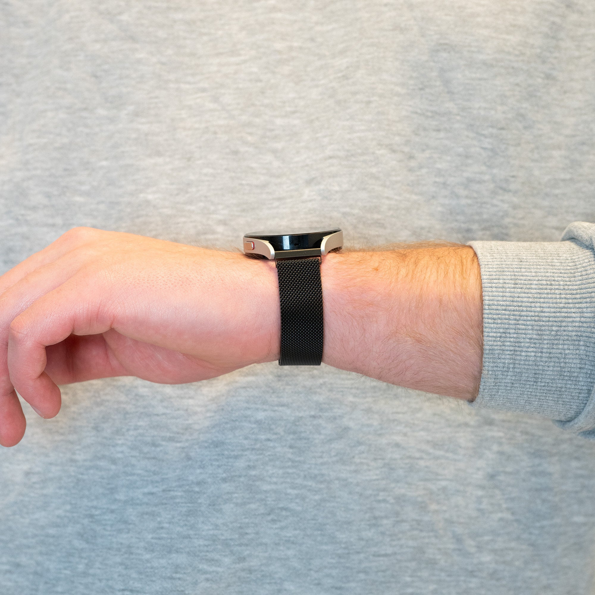 Bandz Bracelet milanais loop Coros Pace 2 (noir)