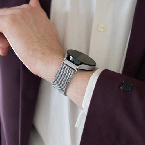 Bandz Bracelet milanais Loop Oppo Watch X2 (argenté)