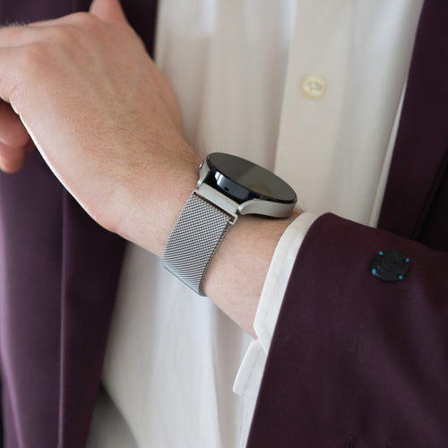 Bandz Bracelet milanais Loop Garmin Approach S12 (argent)