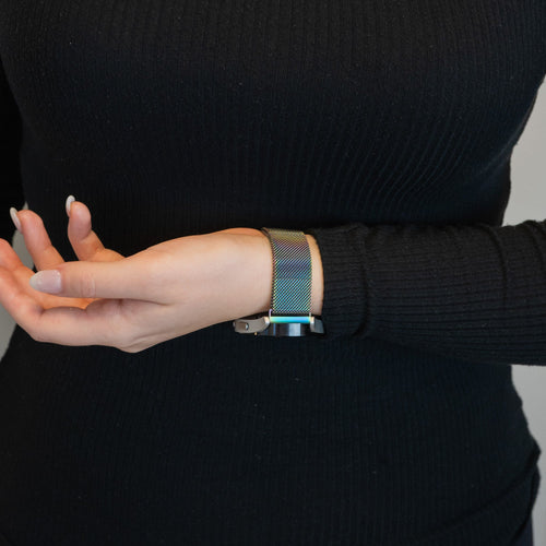 Bandz Garmin Approach S12 Milanese Loop Strap (Rainbow)