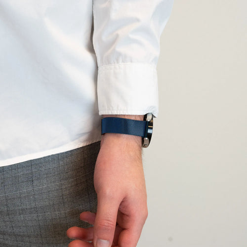 Bandz Bracelet milanais 'Loop' Levowatch Tiny (bleu)