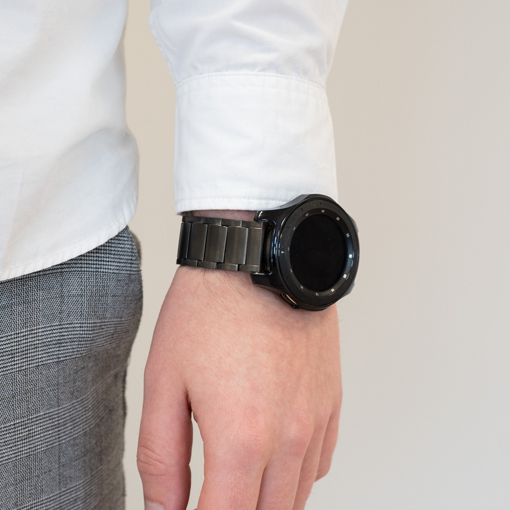 Bandz Bracelet titane avec maillons Coros Apex 46mm (graphite)