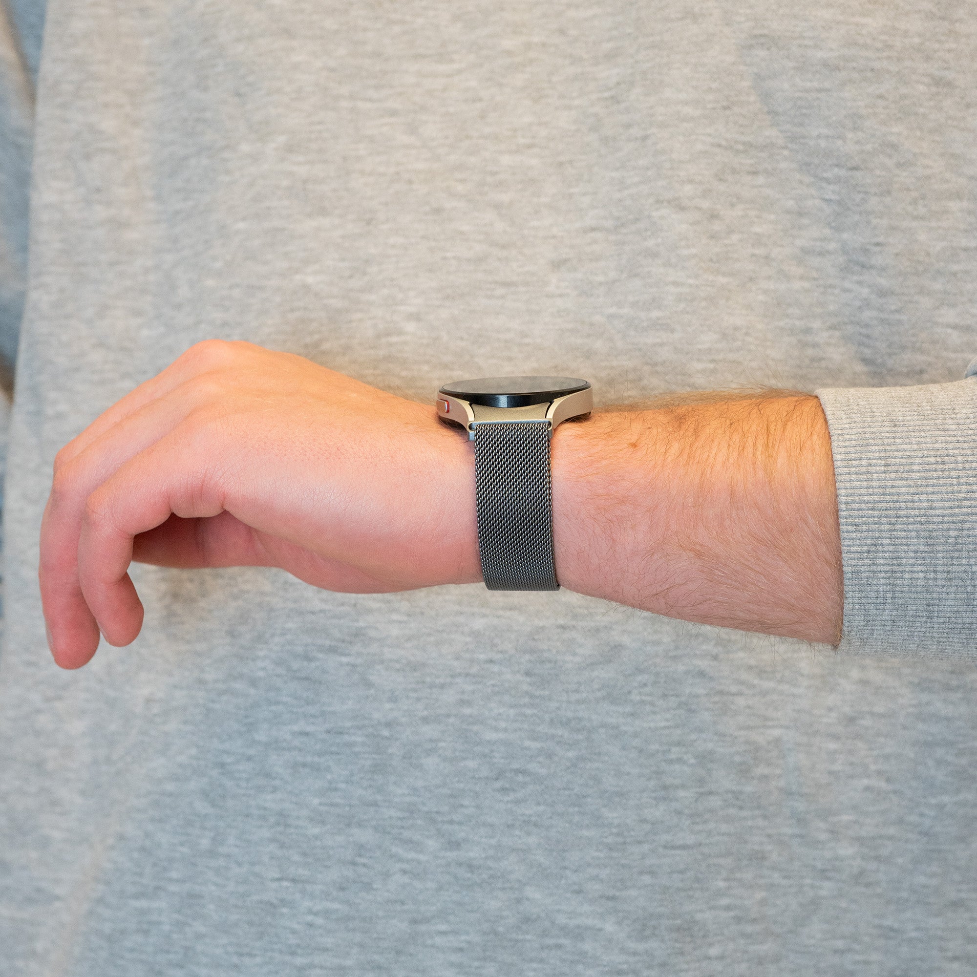 Bandz Samsung Galaxy Watch 5 Pro Milanese Loop Strap (Grey)