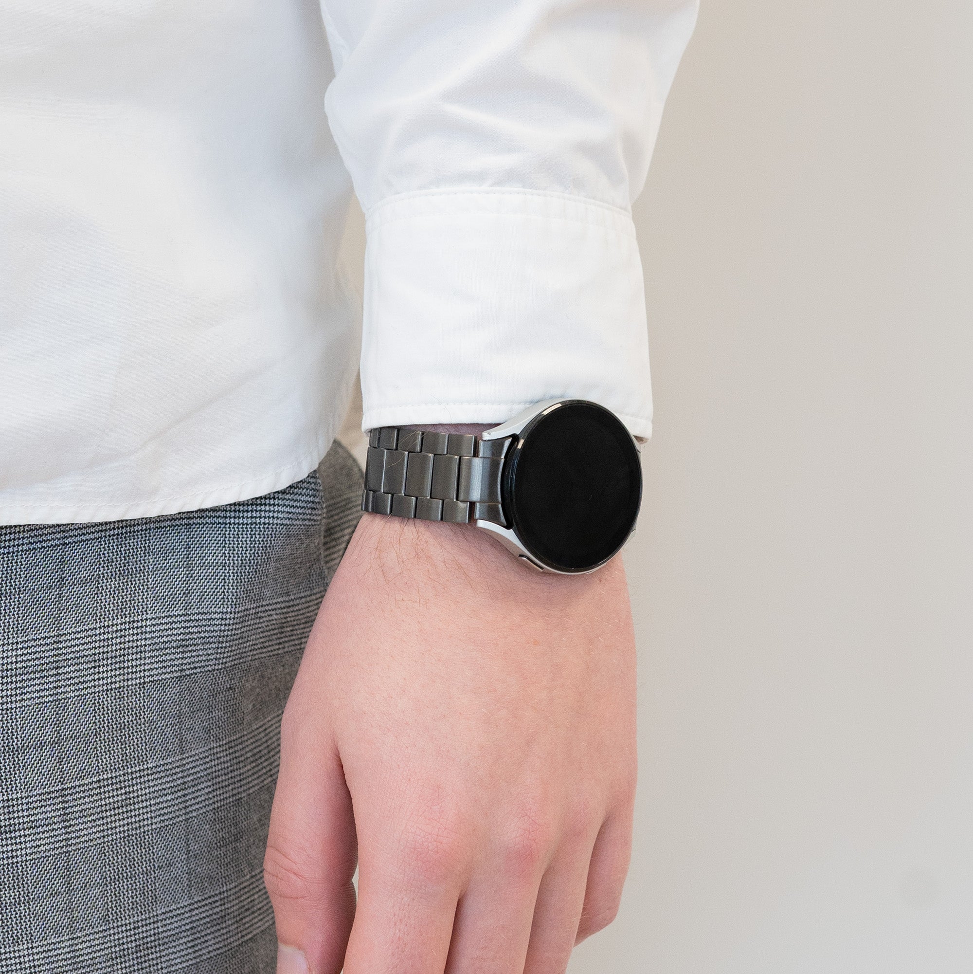 Bandz Bracelet titane 'Classic' Samsung Galaxy Watch 4 Classic 42mm (graphite)