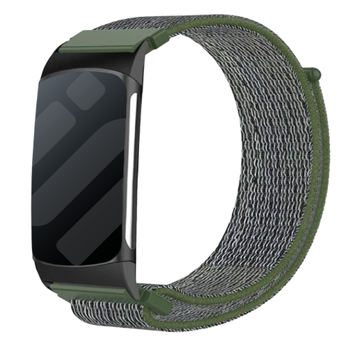 Bracelet nylon Fitbit Charge 5 (vert)