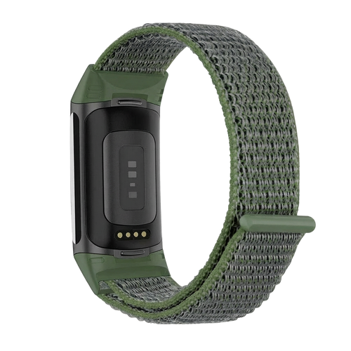 Bracelet nylon Fitbit Charge 5 (vert)