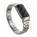 Bracelet en métal Fitbit Charge 5 (argent/or rose)