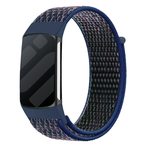 Bracelet nylon Fitbit Charge 6 (indigo bleu)