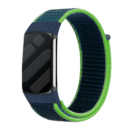 Bracelet nylon Fitbit Charge 5 (citron vert)