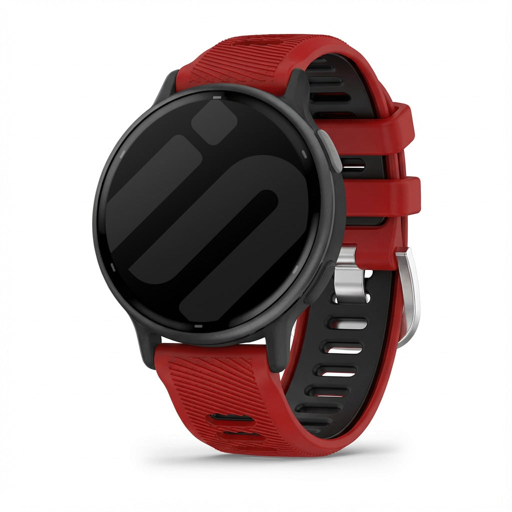 Bracelet sport á boucle Garmin Vivoactive 5 (rouge/noir)