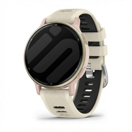 Bracelet sport á boucle Garmin Vivoactive 5 (beige/noir)