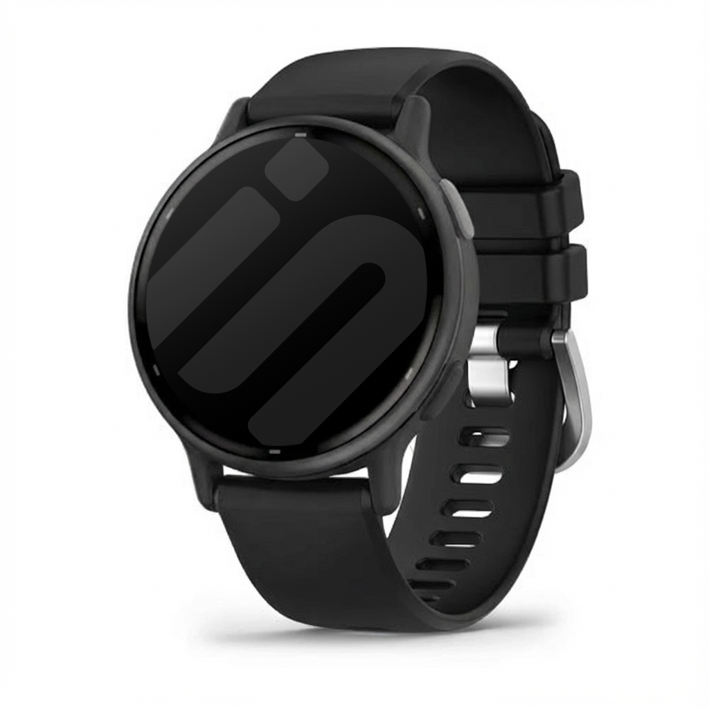 Bracelet silicone classique Garmin Vivoactive 5 (zwart) 