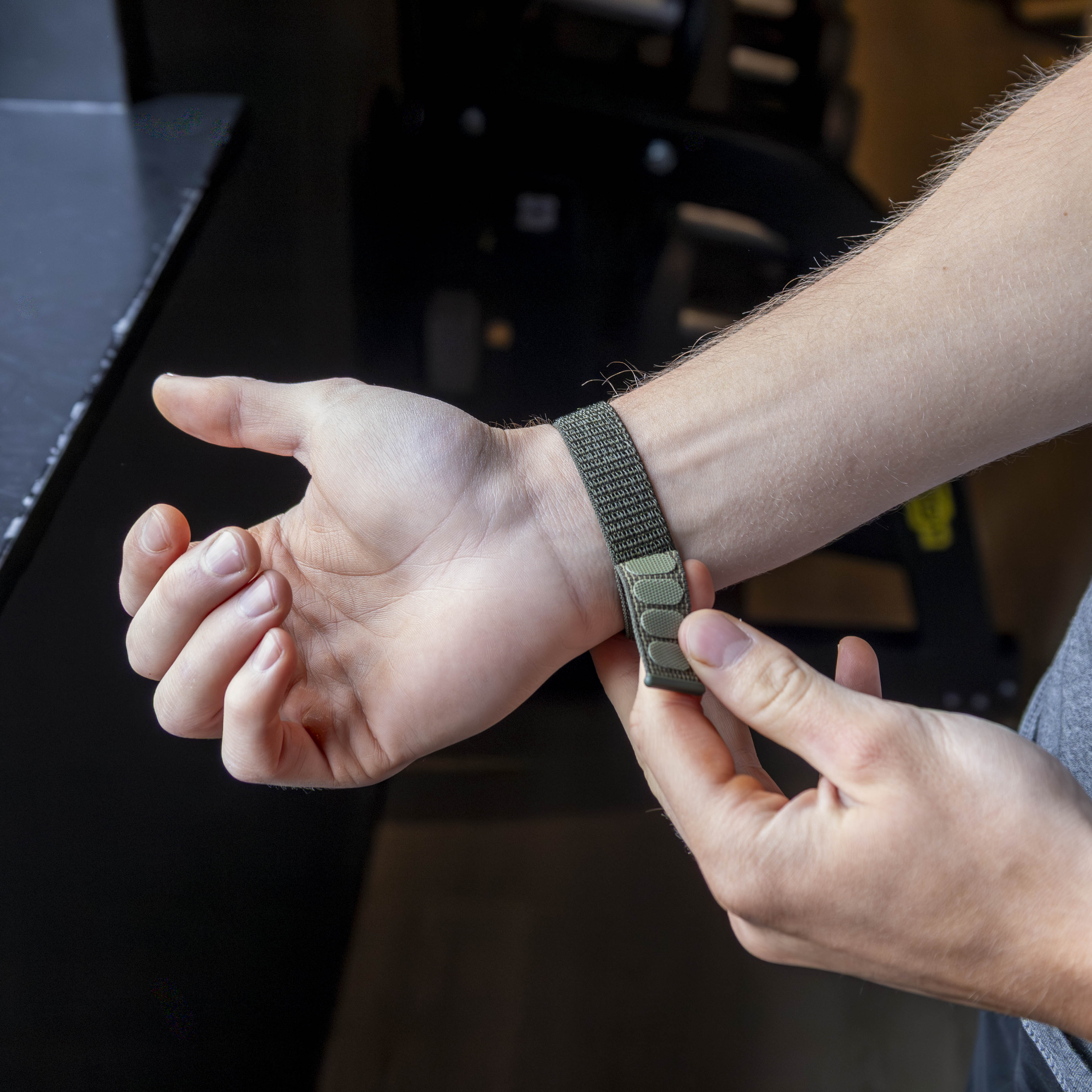 Bracelet nylon Samsung Galaxy Fit 3 (vert)