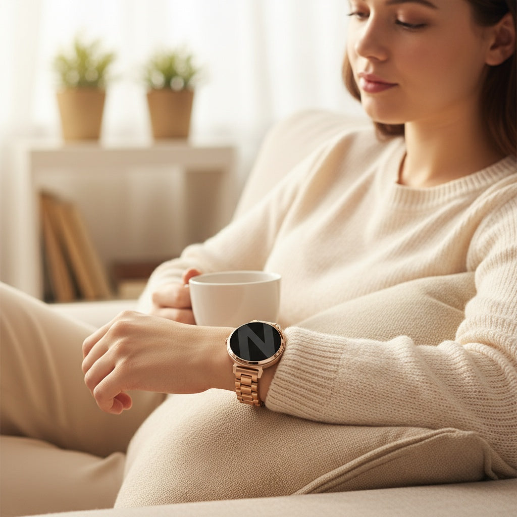 Bandz Bracelet acier 'Classic' Garmin Lily 2 (or rose)