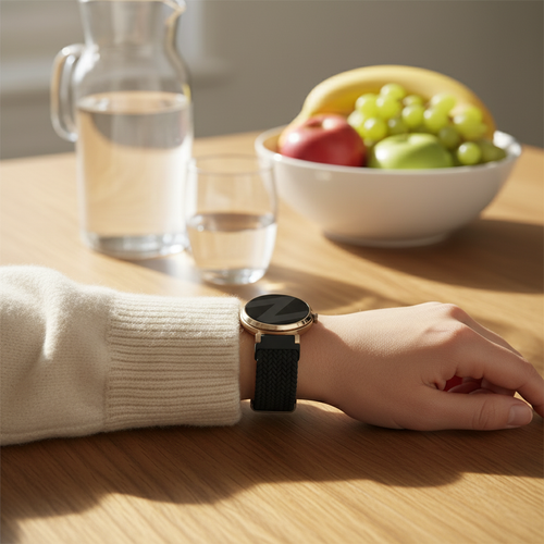 Bandz Bracelet nylon tissé Pebble Round 2 - 14mm (noir)