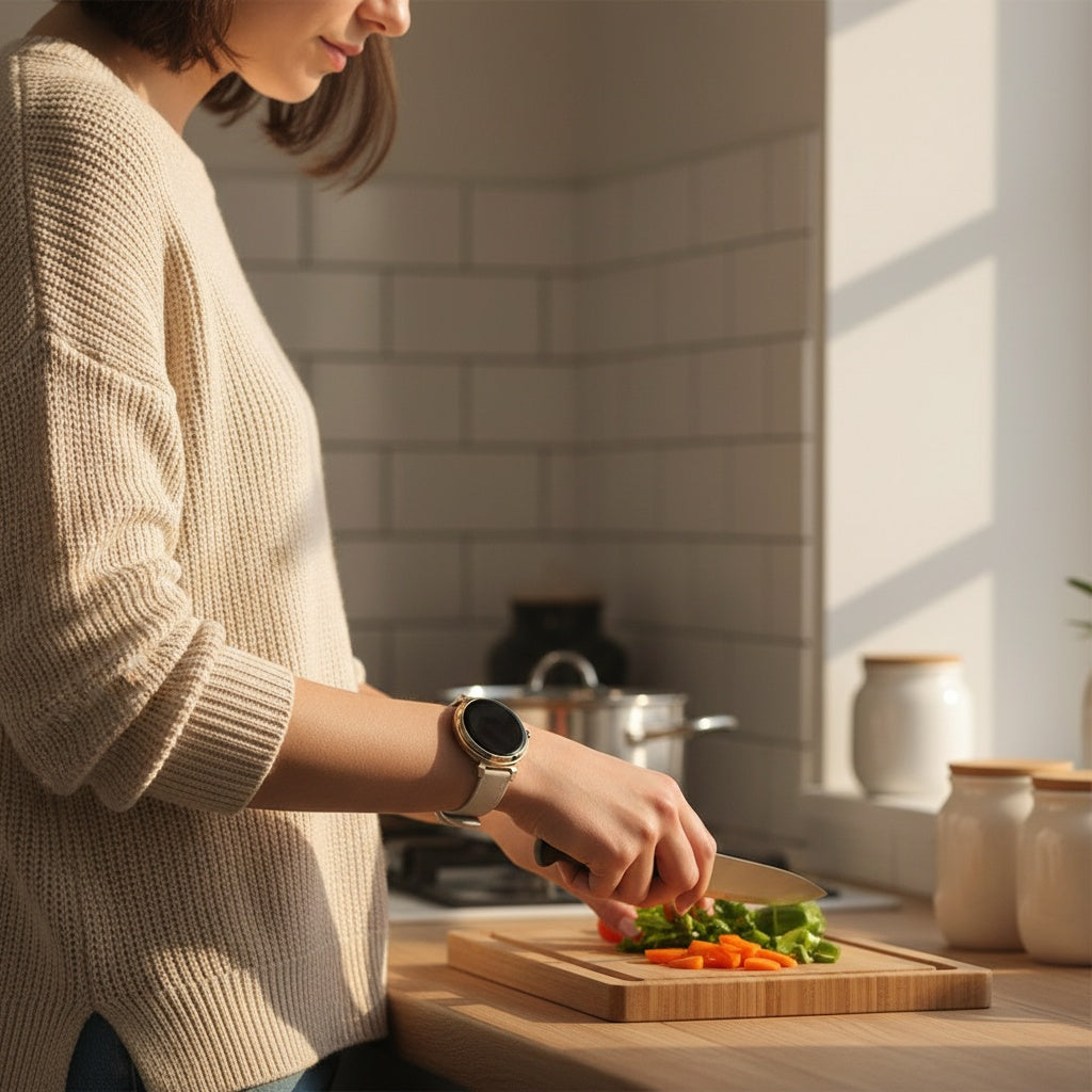 Bracelet montre cuir 14mm - universal (beige)