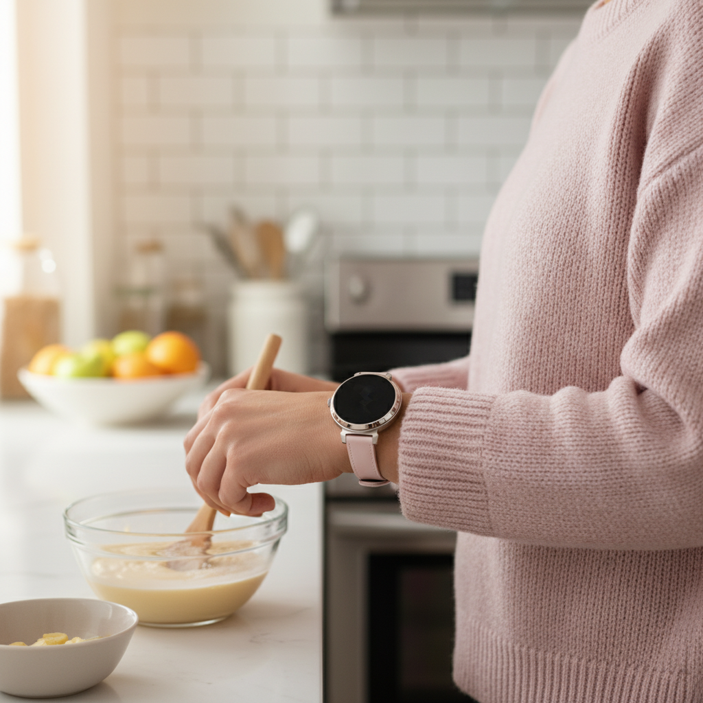 Bracelet montre cuir 14mm - universal (rose)