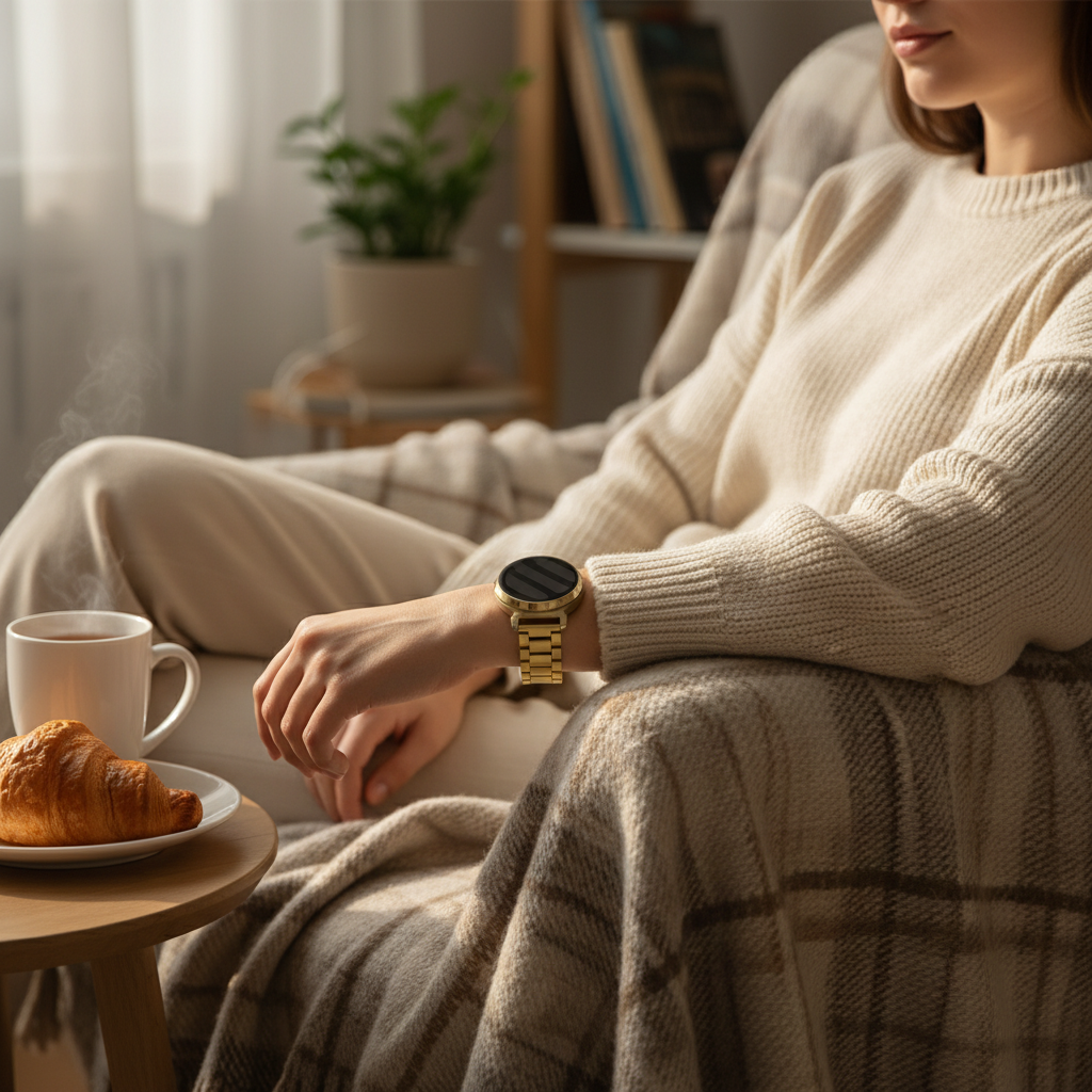 Bracelet acier Garmin Lily 2 (or)