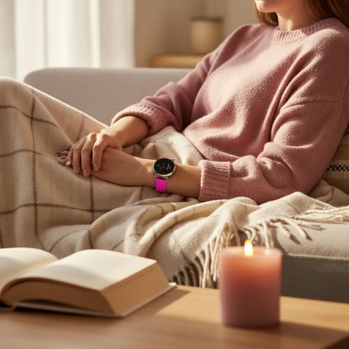 Bracelet silicone Garmin Lily 2 (lila-rose)