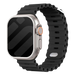 Bracelet Ocean Apple Watch avec fermeture à pression (noir)