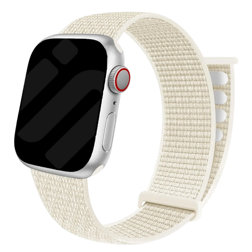 Bracelet Apple Watch nylon (lumière stellaire)
