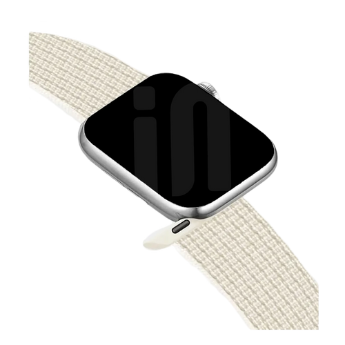 Bracelet Apple Watch nylon (lumière stellaire)