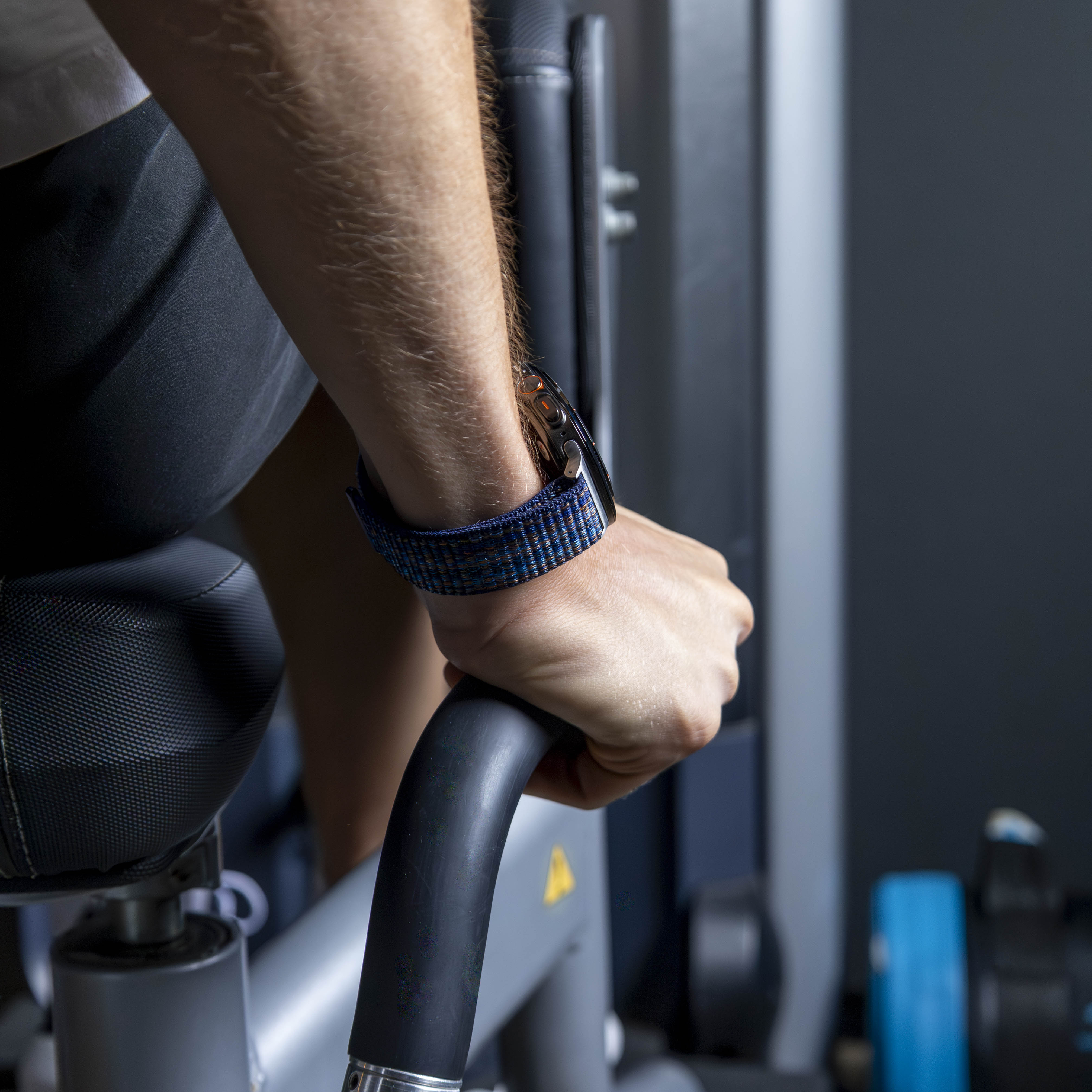 Bandz Bracelet nylon loop Samsung Galaxy Watch Ultra (bleu melange)