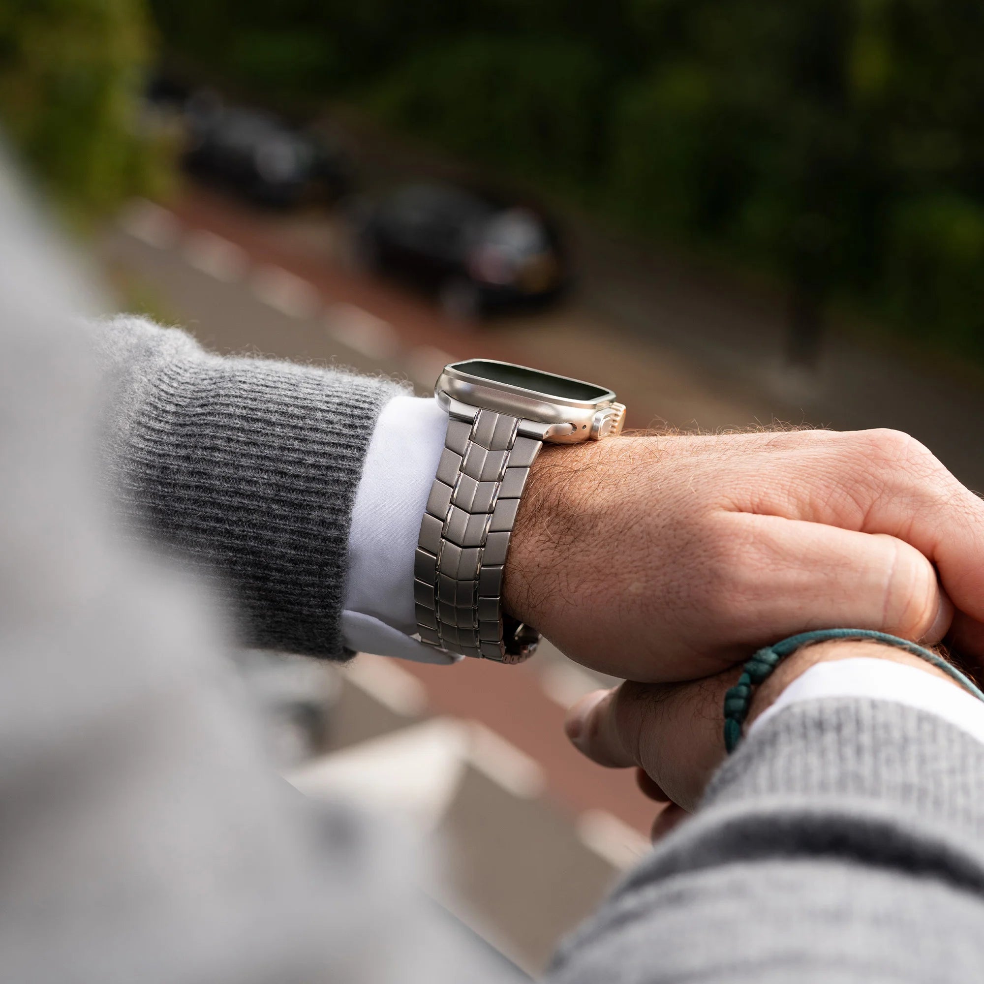 Bandz Apple Watch Titanium Strap 'Supreme' (Titanium)