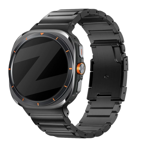 Bandz Samsung Galaxy Watch Ultra Titanium Strap 'Classic' (Black)