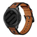 20mm Universal Leather Strap with Screw (Dark Brown)
