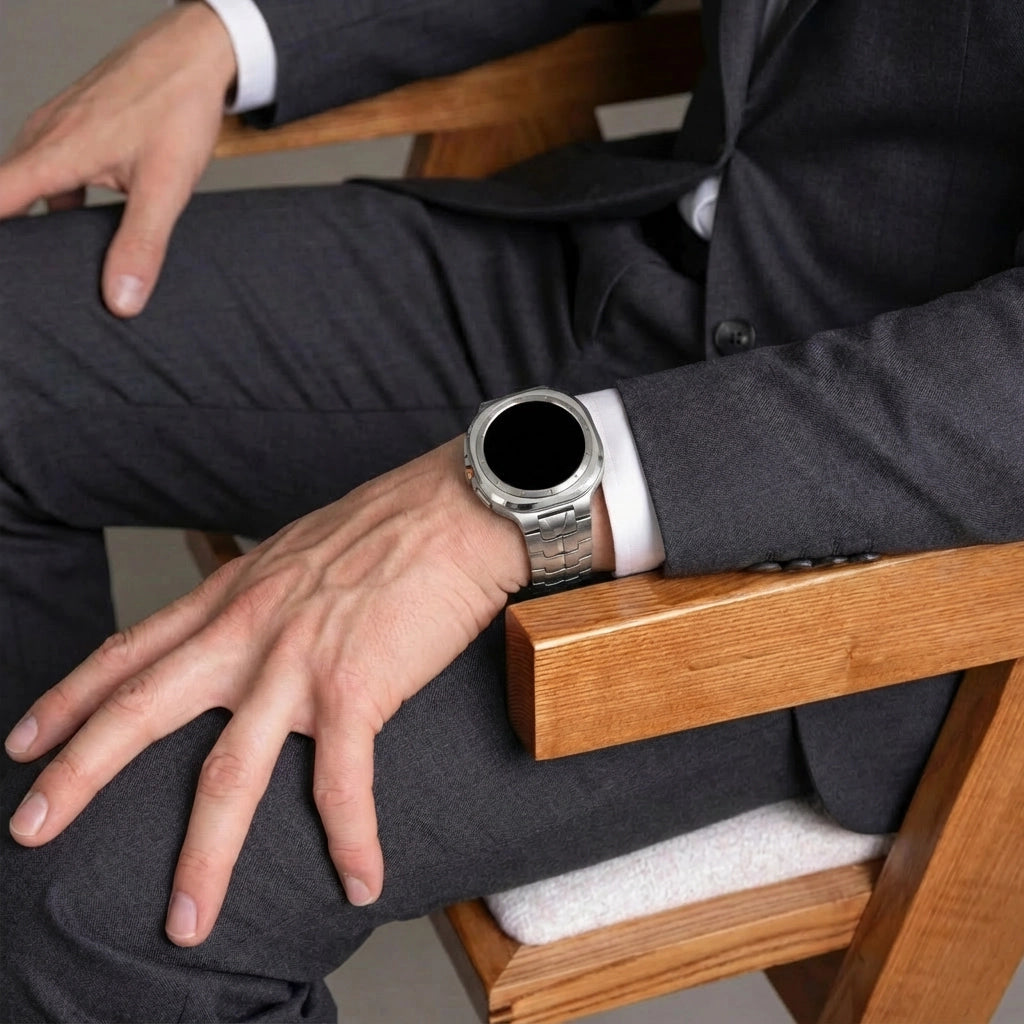 Bracelet titane 'Iron' Samsung Galaxy Watch Ultra (argent)
