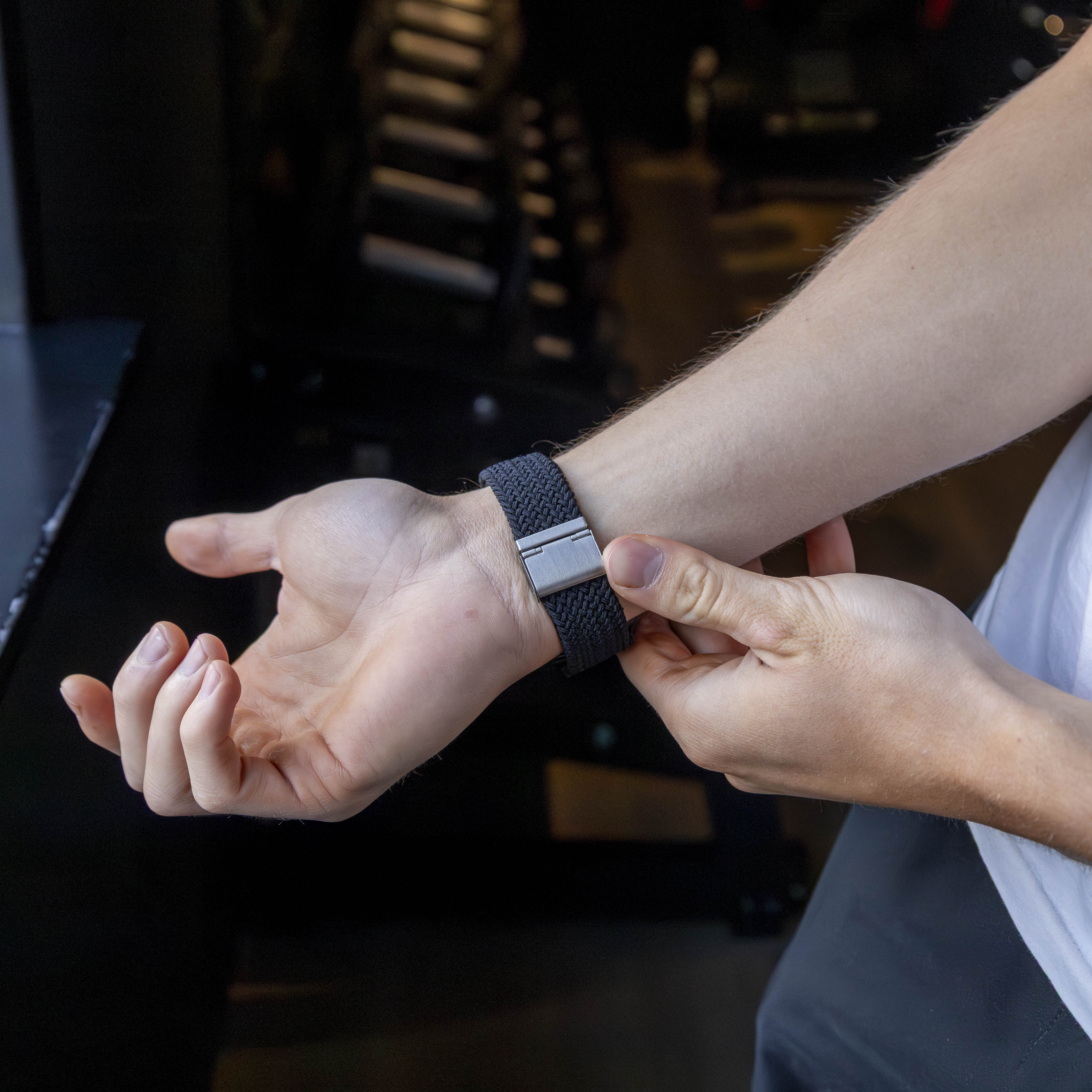 Bracelet tressé Samsung Galaxy Watch Ultra (noir)