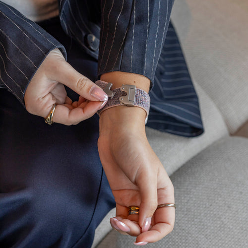 Bandz Apple Watch Ultra Nylon Strap 'Classic' P-Buckle (Pink Sand)