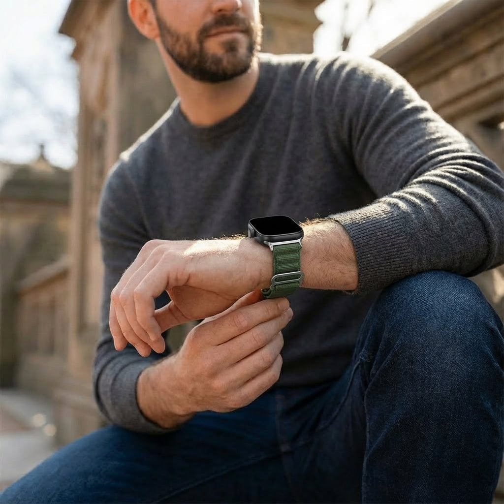 Bracelet nylon Alpine Redmi Watch 6 (vert)