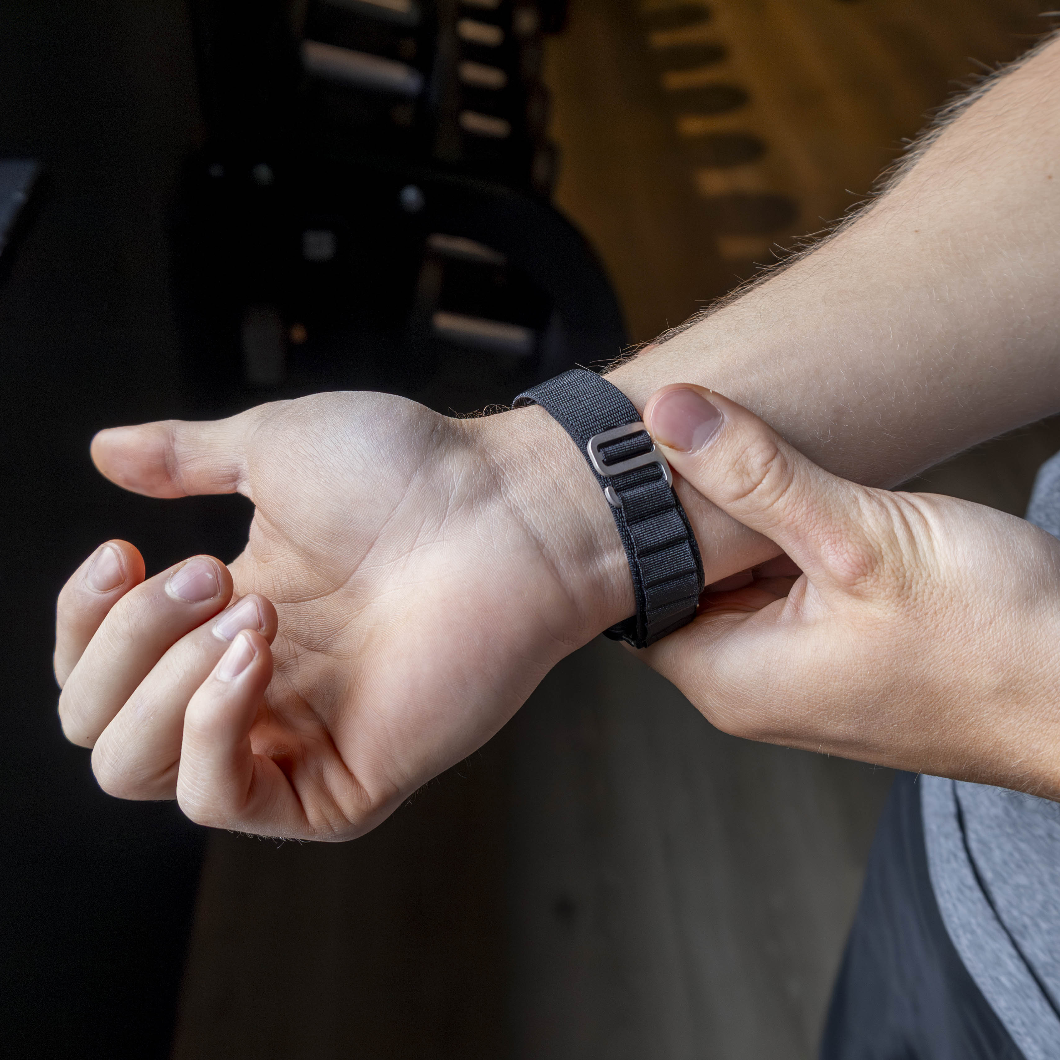 Bracelet nylon alpine Samsung Galaxy Fit 3 (noir)