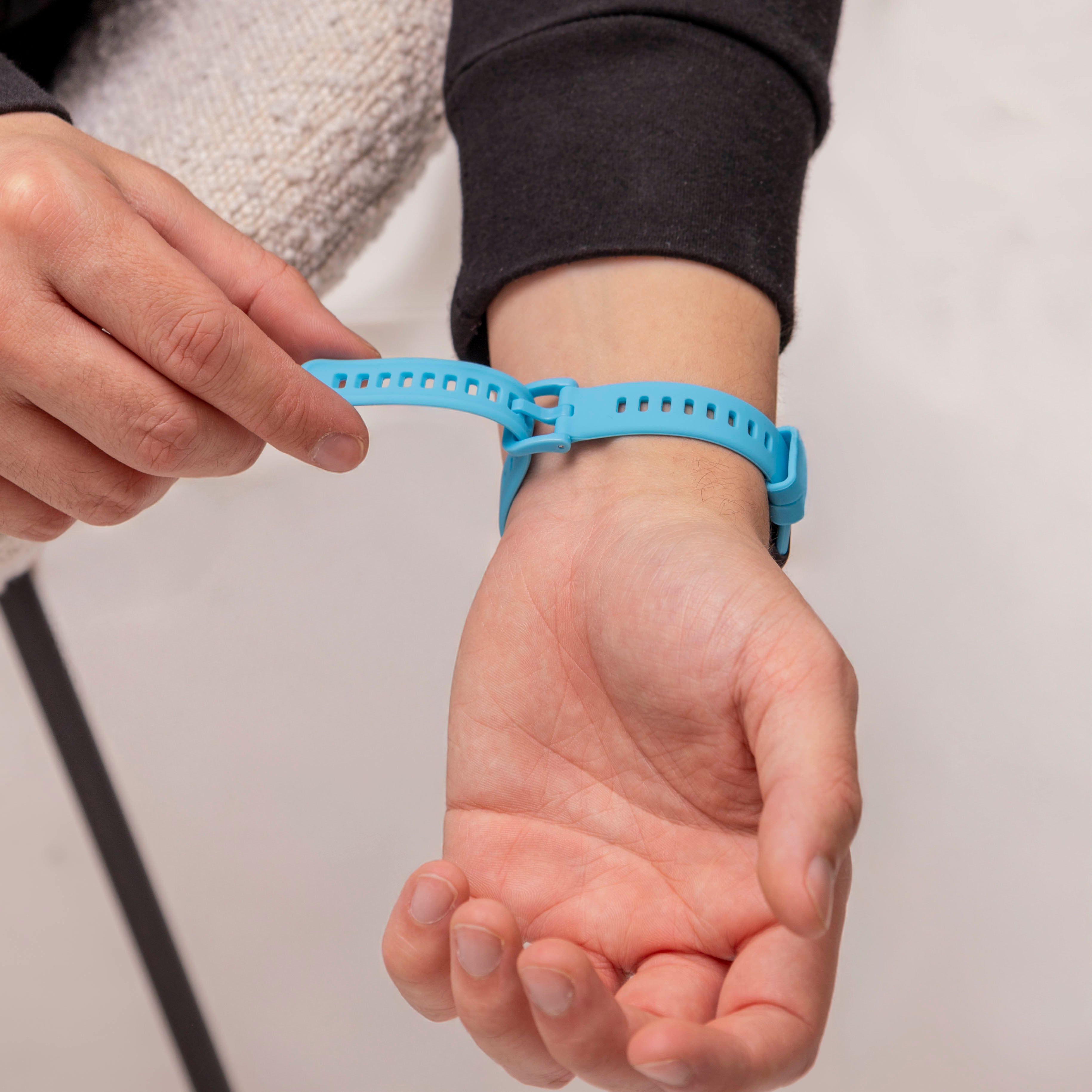 Bracelet silicone Samsung Galaxy Fit 3 (bleu clair)