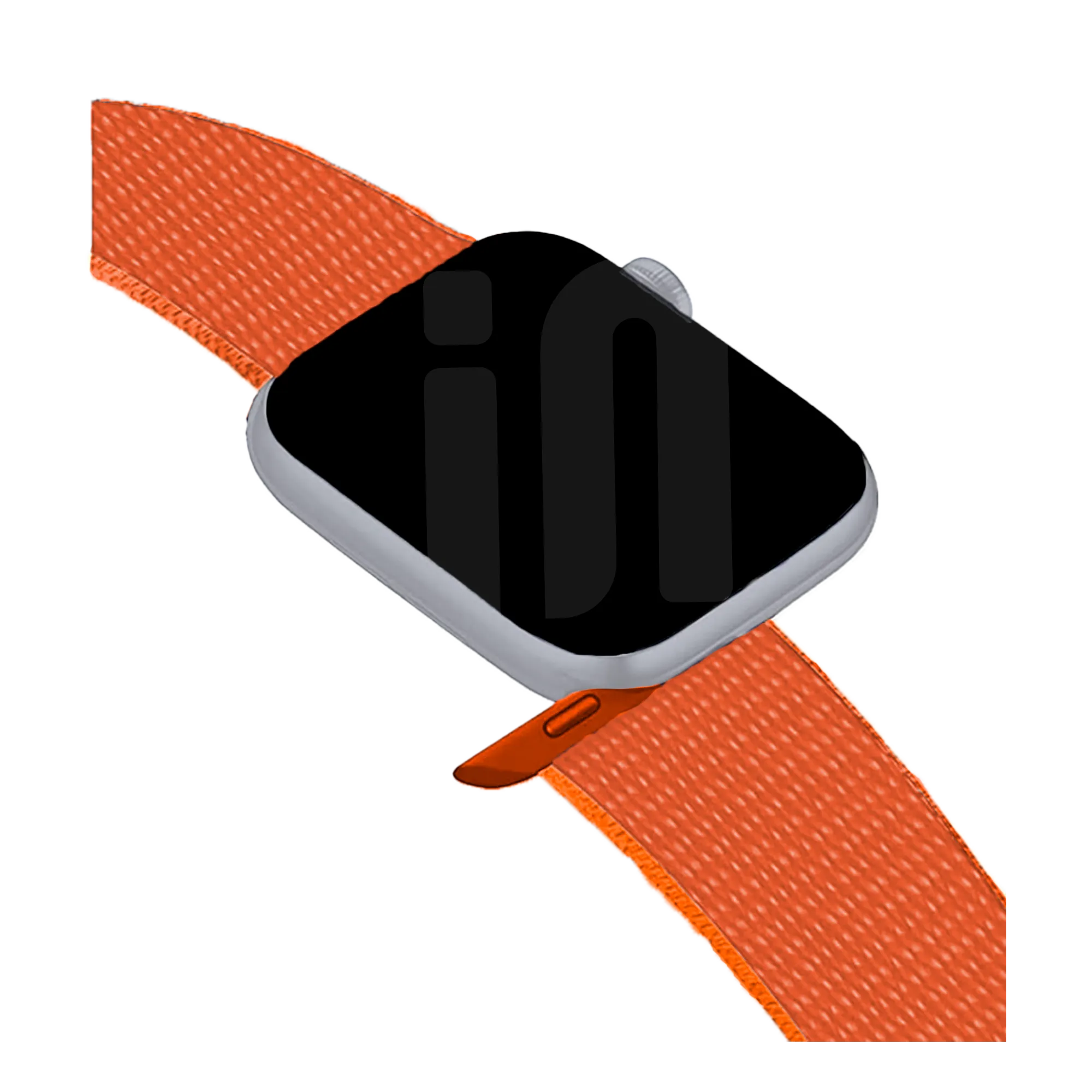 Apple Watch Nylon Loop Strap (Orange)