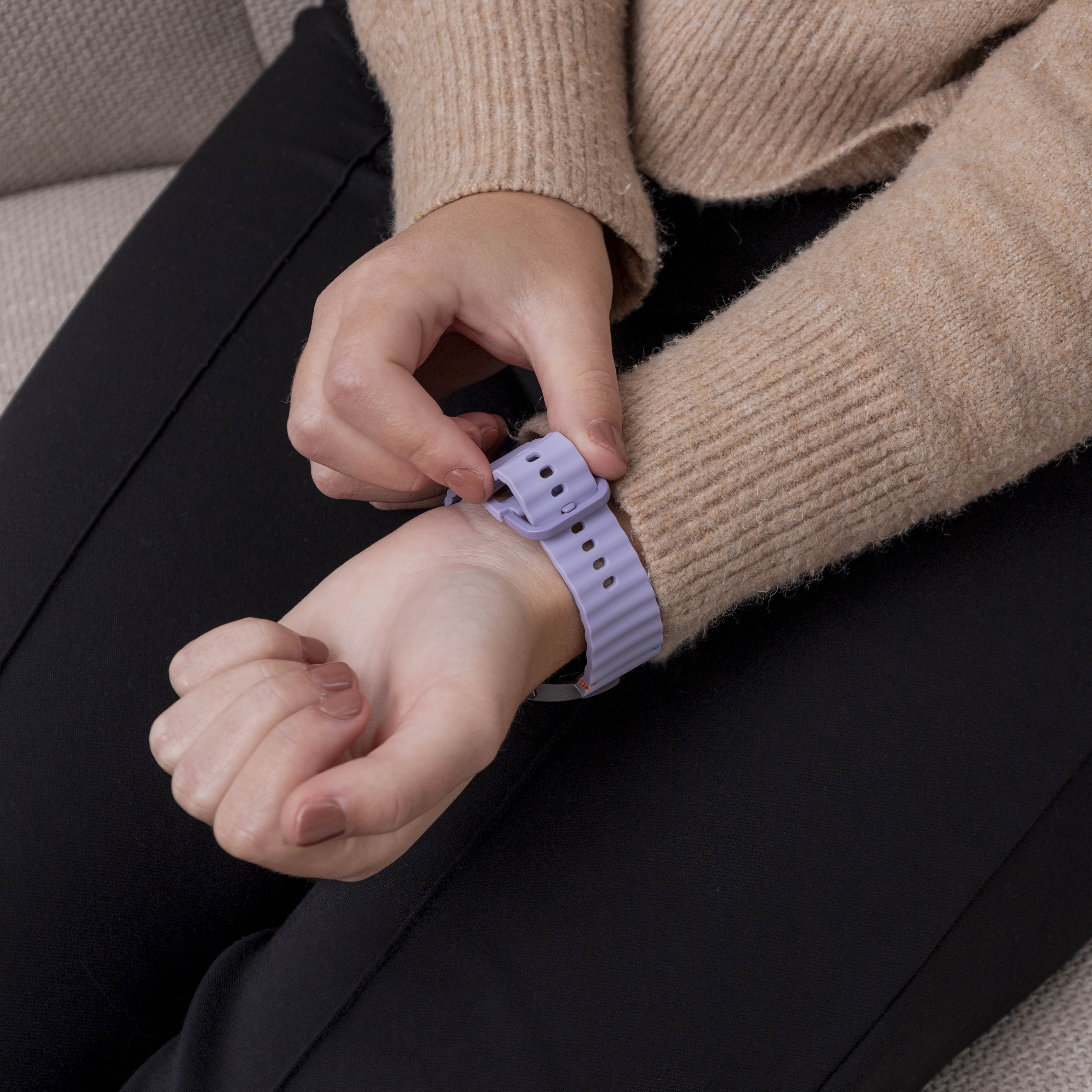 Bracelet Wave Samsung Galaxy Watch 6 - 44mm (violet clair)