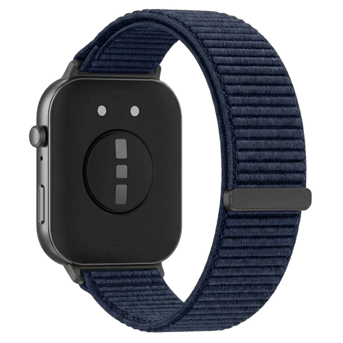 Bracelet nylon ondulé Huawei Watch Fit 5 Pro (bleu foncé)