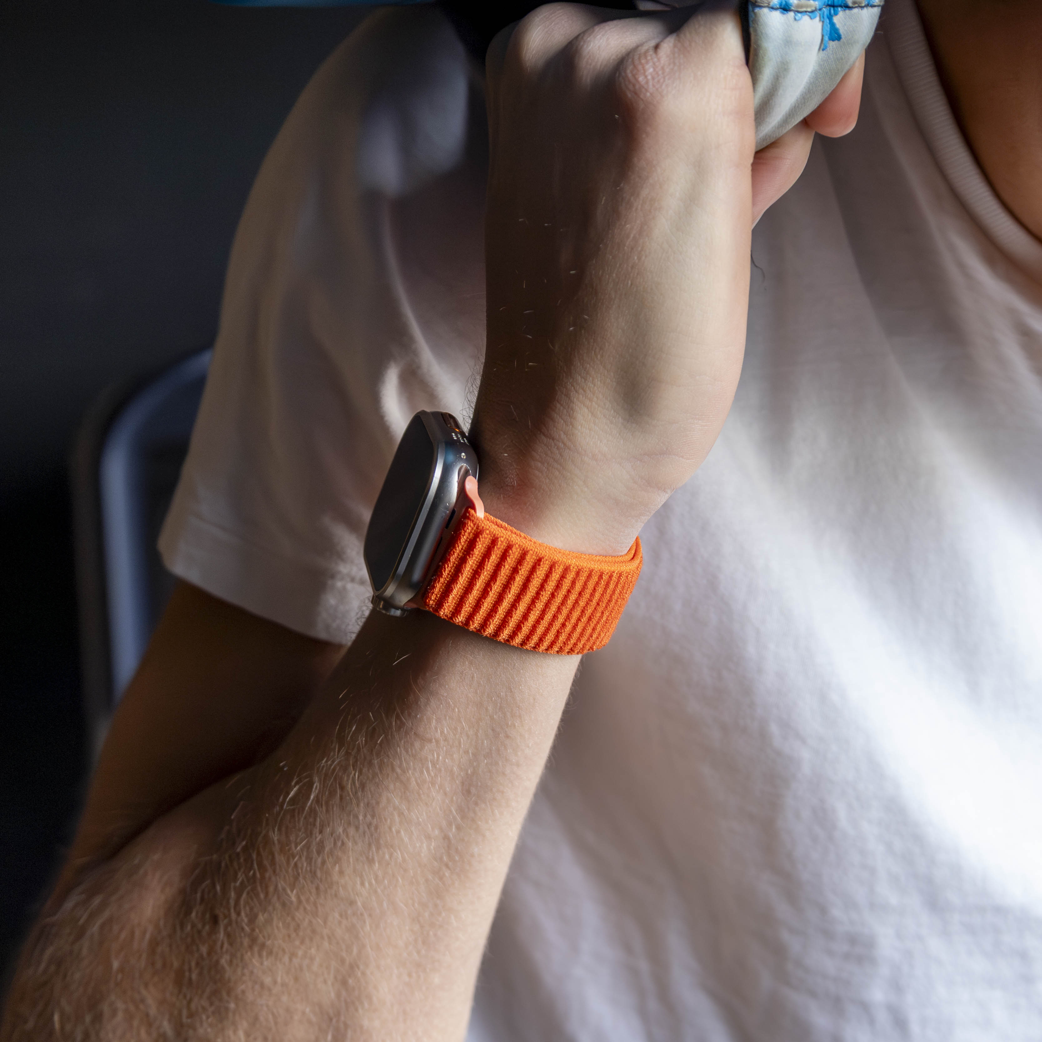 Strap-it Bracelet nylon Wave Apple Watch (orange)