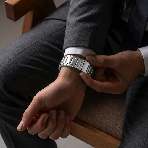 Bracelet titane Samsung Galaxy Watch 8 - 44mm (argent)
