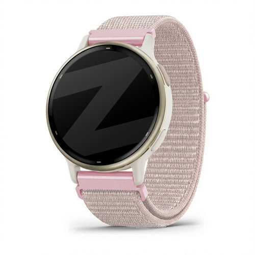 Bandz Bracelet nylon Loop Garmin Vivoactive 5 (rose or)
