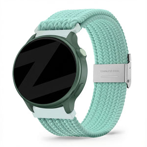 Bandz Bracelet nylon tressé Garmin Vivoactive 6 (turquoise)