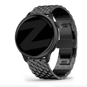 Bandz Bracelet acier 'Dragon' Garmin Vivoactive 6 (noir)