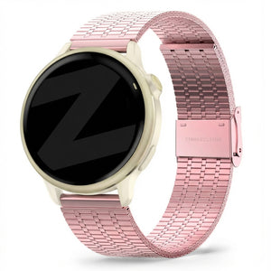 Bandz Garmin Vivoactive 6 Adjustable Steel Strap (Pink)