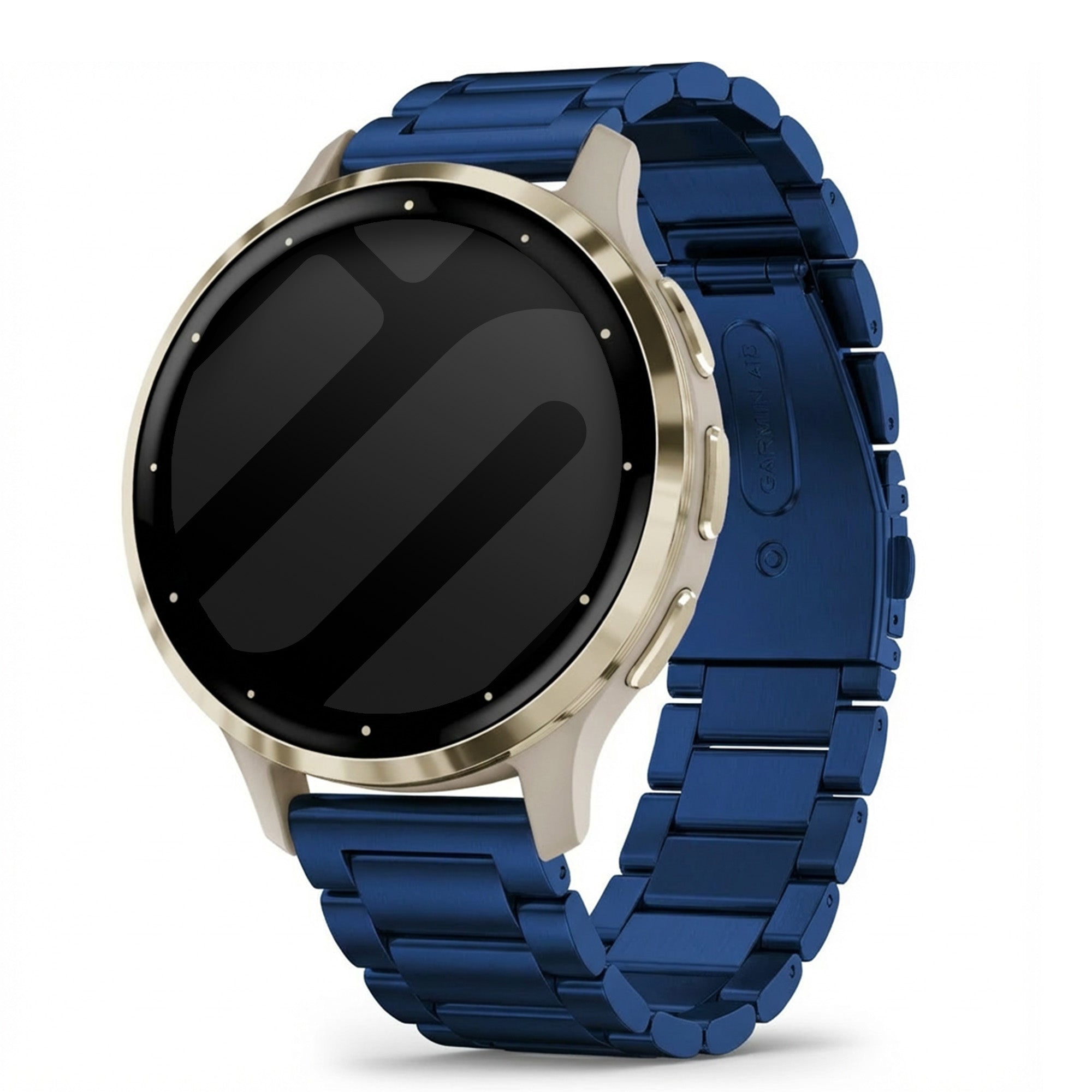 Bracelet acier Garmin Venu 3s (bleu)